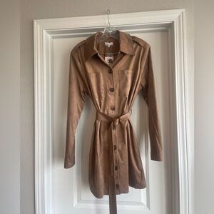 WeWoreWhat Suede Dress